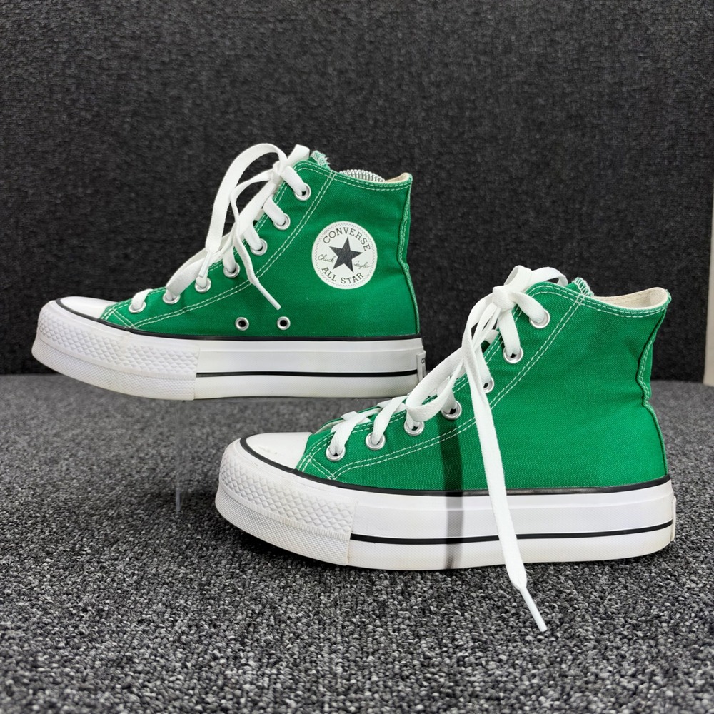 Converse Chuck Taylor All Star Platform High Top Womens sz 7 Green skater retro